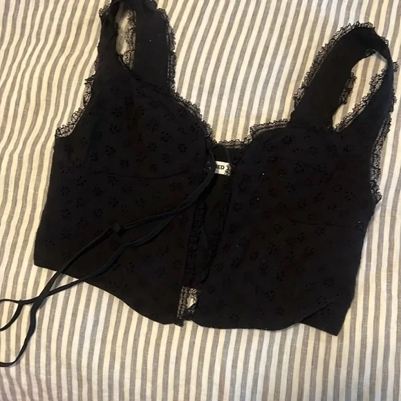 Rumored tie lace top - Picture 11 of 11